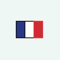 Frankreich-Flagge-Symbol vektor