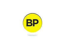 minimalistisch bp Brief Logo, bunt bp Geschäft Logo Symbol Vektor Kunst