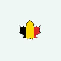 belgische Flaggensymbol vektor