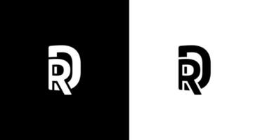 Brief rd Logo Symbol Design Vorlage Elemente. rd Monogramm Logo vektor