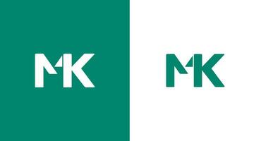 mk Brief Monogramm Logo Design, mk Symbol Marke Identität Design Initiale Brief mk Logo Vektor