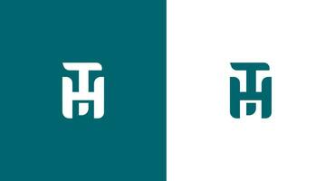 th Brief Logo Design Vektor Vorlage. Initiale Brief th Logo Design, th Symbol Marke Identität Design Monogramm Logo