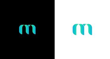 abstrakt Brief m Logo Symbol Design Vorlage Elemente. geeignet zum viele Zwecke, Monogramm Logo vektor