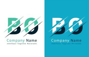 bo Brief Logo Vektor Design Vorlage Elemente