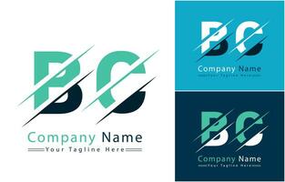 bc Brief Logo Vektor Design Vorlage Elemente