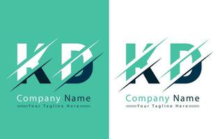 kd brev logotyp design begrepp. vektor logotyp illustration