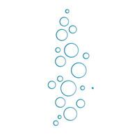 bubbla vatten vektor illustration