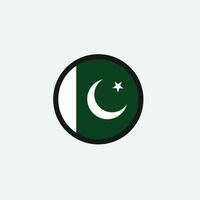 pakistan flagga ikon png vektor