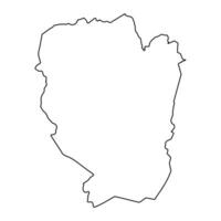 naama provins Karta, administrativ division av Algeriet. vektor