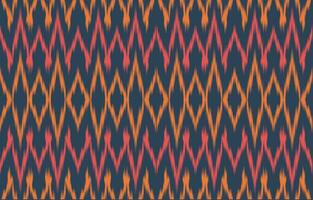 ethnisch abstrakt Ikat Kunst. aztekisch Ornament drucken. geometrisch ethnisch Muster nahtlos Farbe orientalisch. Design zum Hintergrund ,Vorhang, Teppich, Hintergrund, Kleidung, Verpackung, Batik, Vektor Illustration.