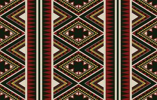 ethnisch abstrakt Ikat Kunst. aztekisch Ornament drucken. geometrisch ethnisch Muster nahtlos Farbe orientalisch. Design zum Hintergrund ,Vorhang, Teppich, Hintergrund, Kleidung, Verpackung, Batik, Vektor Illustration.