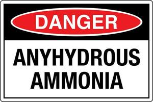 osha standarder symboler registrerad arbetsplats säkerhet tecken fara varning varning vilken som helst fri ammoniak vektor