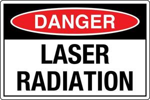 osha Standards Symbole Eingetragen Arbeitsplatz Sicherheit Zeichen Achtung Vorsicht Warnung Laser- Strahlung vektor