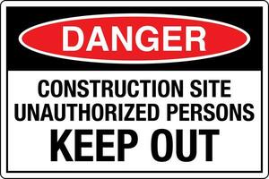 osha standarder symboler registrerad arbetsplats säkerhet tecken fara varning varning konstruktion webbplats obehörig personer ha kvar ut vektor