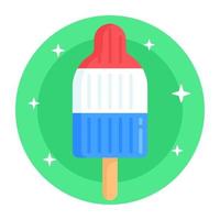 patriot popsicle och dessert vektor