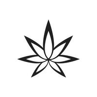 Cannabis Logo Vektor und Symbol