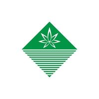 Cannabis Logo Vektor und Symbol