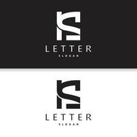 minimalistisch hs Brief Logo, Sch Logo modern und Luxus Symbol Vektor Vorlage Element