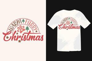 komisch Weihnachten Hund Sprichwort eps T-Shirt Design. Kalligraphie Phrase zum Weihnachten. gut zum t Hemd drucken, Poster, Gruß Karte, Banner, und Geschenk Design vektor