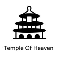Tempel des Himmels vektor