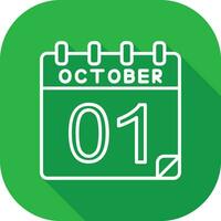 1 Oktober Vektor Symbol
