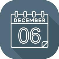6 december vektor ikon