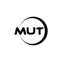 mut brev logotyp design, inspiration för en unik identitet. modern elegans och kreativ design. vattenmärke din Framgång med de slående detta logotyp. vektor