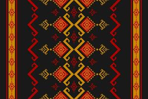 Teppich Stammesmuster Kunst. geometrisches ethnisches nahtloses muster traditionell. aztekischer ethnischer Ornamentdruck. mexikanischer Stil. vektor