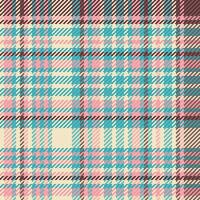 Hintergrund Plaid Tartan von Stoff Vektor Textil- mit ein Textur Muster prüfen nahtlos.