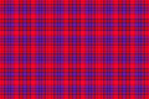 Plaid prüfen Textur von Stoff nahtlos Muster mit ein Vektor Hintergrund Tartan Textil.