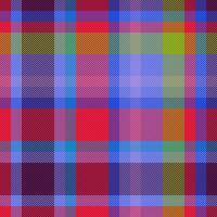 Vektor nahtlos Tartan von Stoff prüfen Muster mit ein Plaid Textil- Textur Hintergrund.