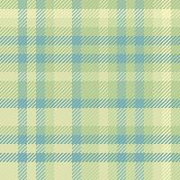 Vektor Textil- Muster von nahtlos Plaid Tartan mit ein Hintergrund Textur Stoff überprüfen.