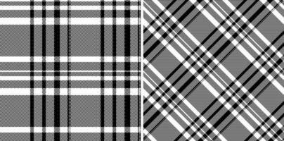 Stoff Textil- nahtlos von Plaid Hintergrund Textur mit ein prüfen Muster Vektor Schottenstoff.