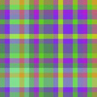 Stoff nahtlos Tartan von Textil- Textur Plaid mit ein Hintergrund Vektor Muster überprüfen.