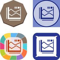 spline Diagram vektor ikon