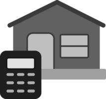hus budget vektor ikon