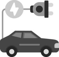 Vektorsymbol für Elektroautos vektor