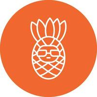 Ananas-Vektor-Symbol vektor