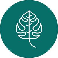 Monstera Vektor Symbol