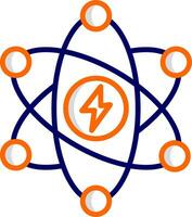 atomar Energie Vektor Symbol