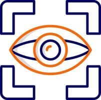 Auge Verfolgung Vektor Symbol