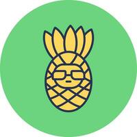 Ananas-Vektor-Symbol vektor