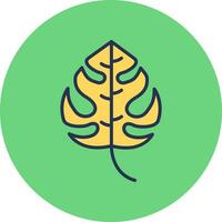 Monstera Vektor Symbol