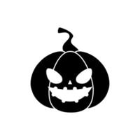 Halloween Kürbis traditionelle isolierte Ikone vektor