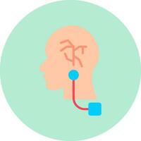 vagus Nerv Stimulation Vektor Symbol