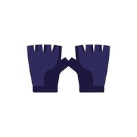 Fingerloser Handschuh Sport isolierte Symbol vektor