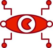 bionisch Auge Vektor Symbol