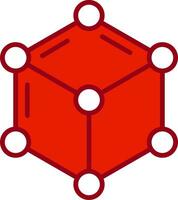 neural Netzwerk Vektor Symbol