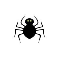 spindel djur för halloween isolerade ikon vektor