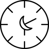 Nachtzeit Vektor Symbol